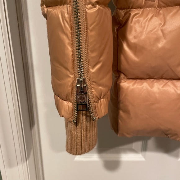 Series by Nicole Benisti NWT sz XS ( worn once -real fox fur)  -Caramel/🥂 color - Picture 9 of 17